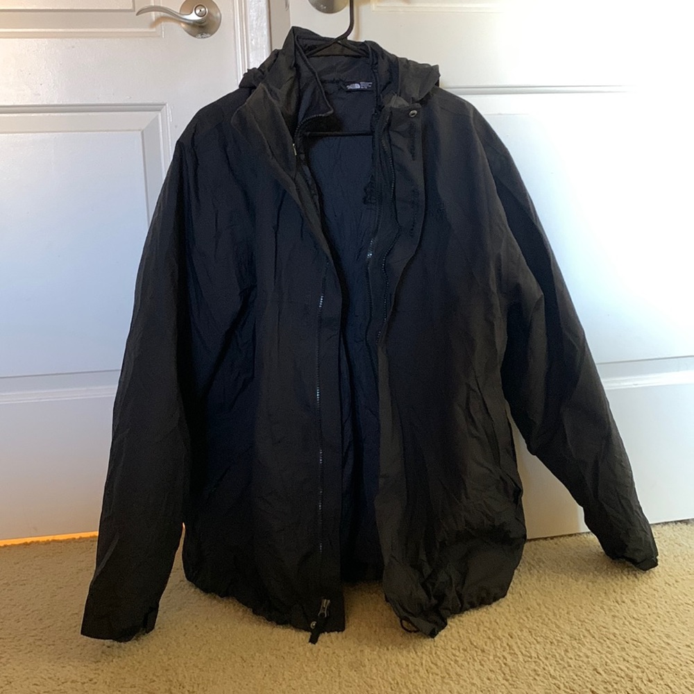 North Face Mens Jacket XL Removable Hood with inner shell